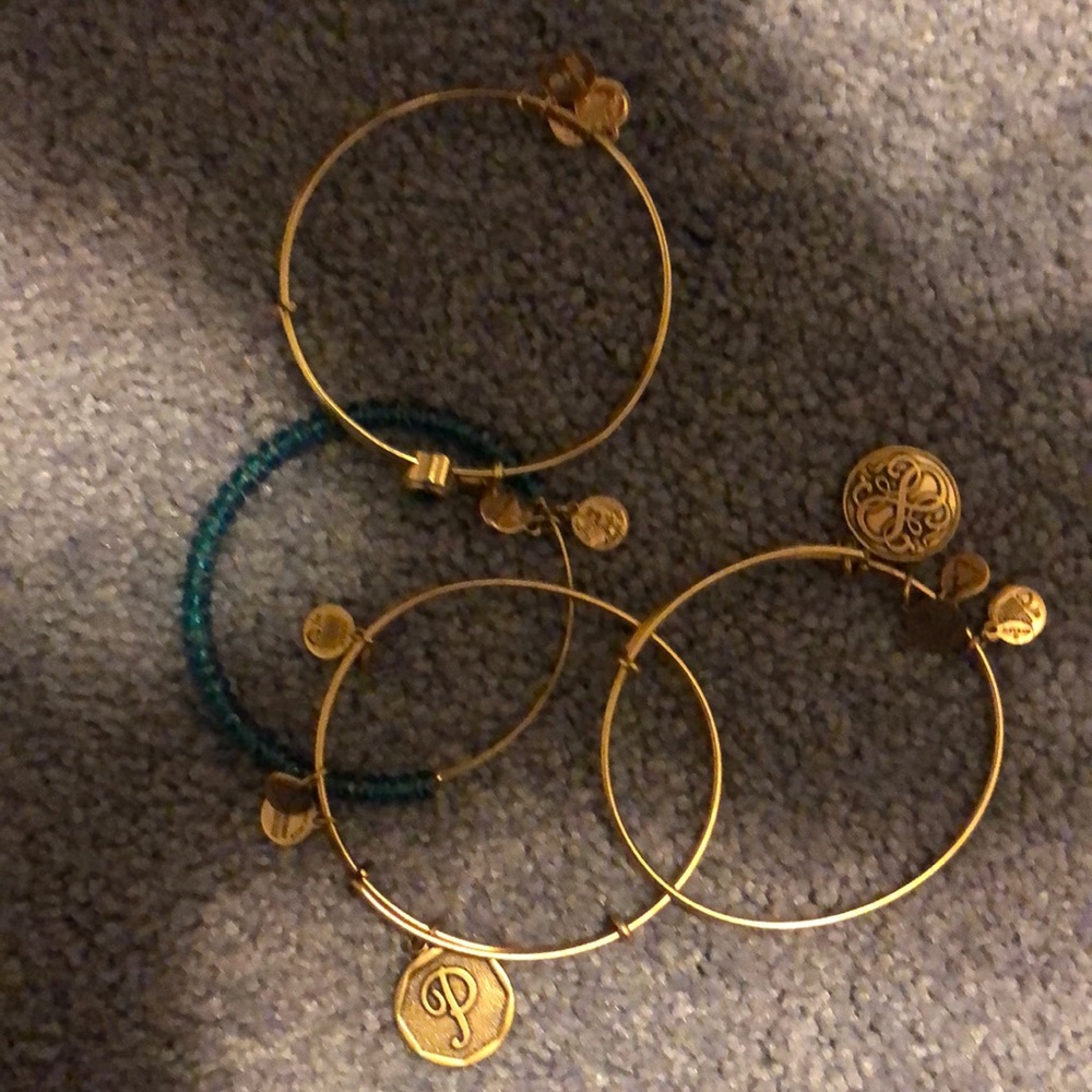 Alex and ani bracelet set